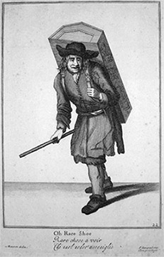 Engraving - Oh Raree Show - 1711